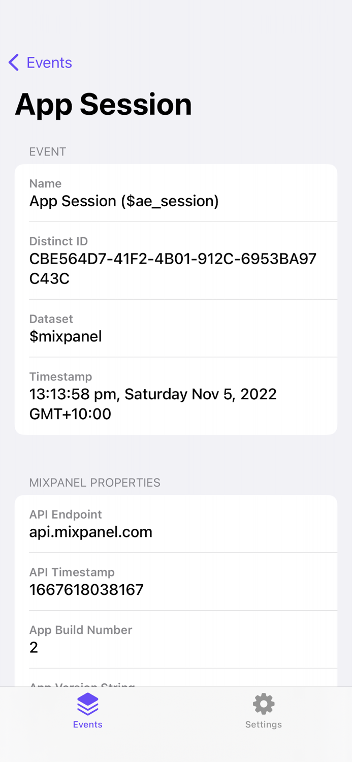 Scout - Mixpanel Event Viewer