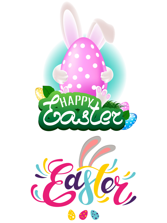 Screenshot #4 pour Easter Bunny Stickers Set