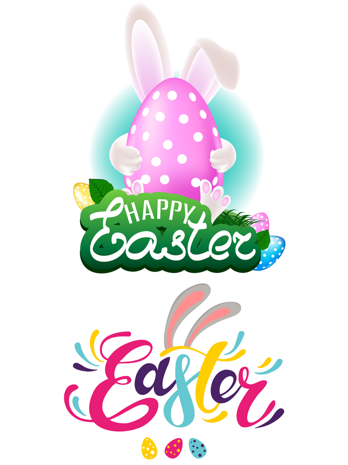 Easter Bunny Stickers Set