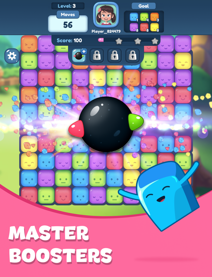 Pop Block Puzzle Match 3 Game