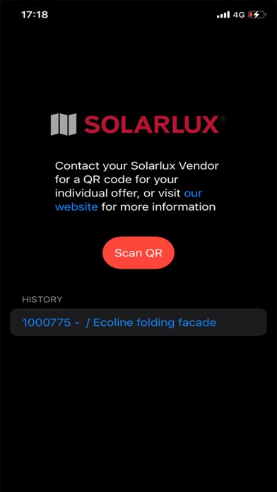 Solarlux AR Viewer Screenshot
