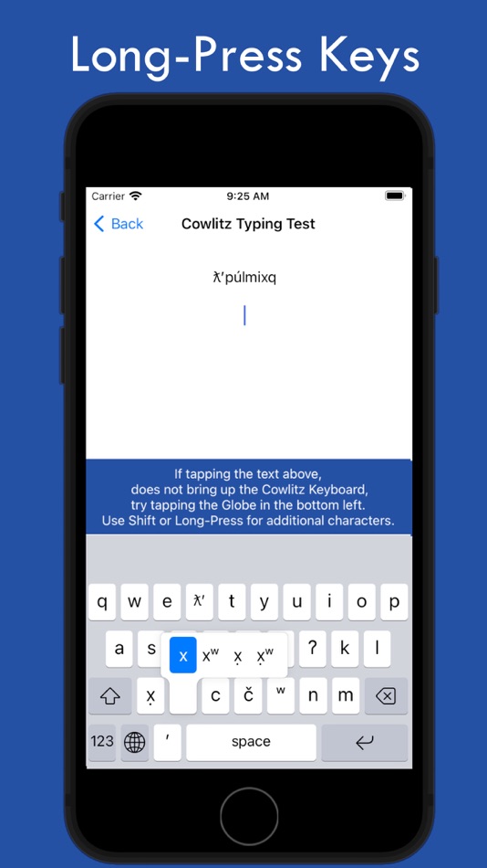 #5. Cowlitz Salish Keyboard (iOS) 由: The Language Conservancy, Inc.