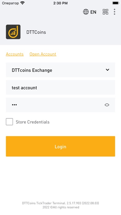 DTT Coins Screenshot