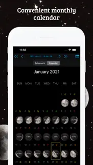 moon phase calendar lunarsight iphone screenshot 2