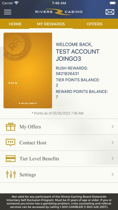 Rivers Casino Des Plaines Screenshot