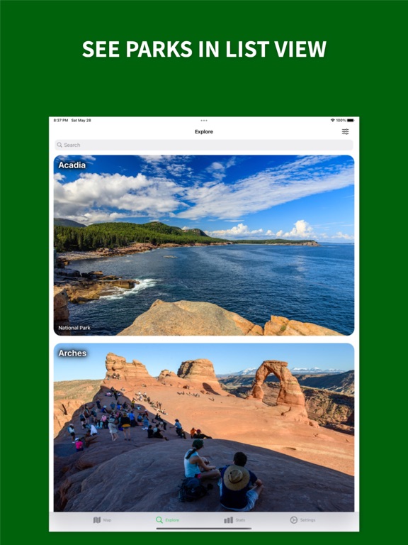 Park’d: National Park Passport iPad screenshot 5 - Travel app