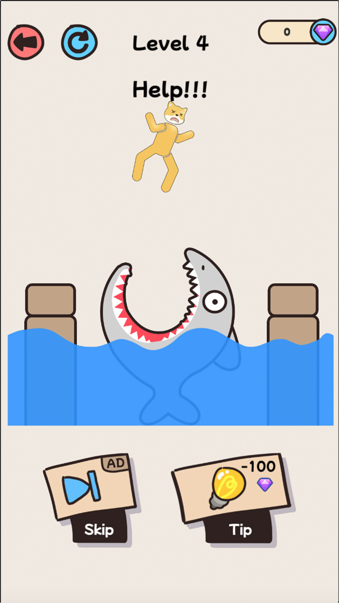 Protect the dog  draw to save