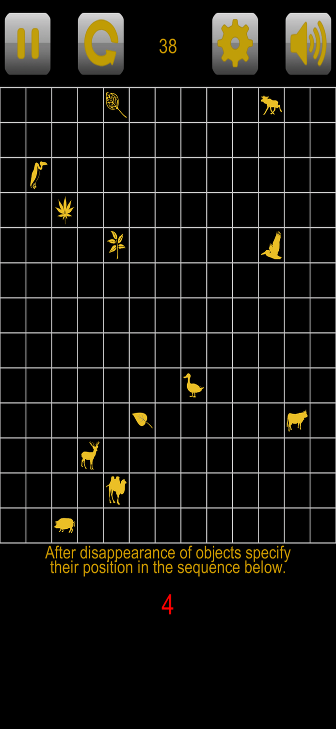 Memory training. Figures