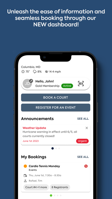 Wave Pickleball & Tennis Club Screenshot