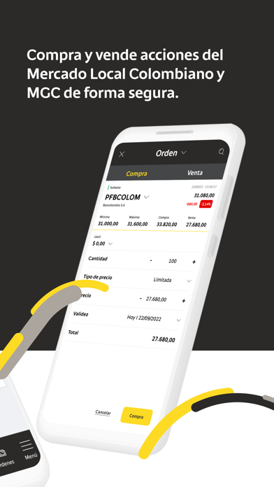 eTrading Bancolombia Screenshot