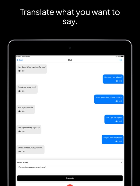 Langs: AI Language Learning iPad screenshot 7 - Education app