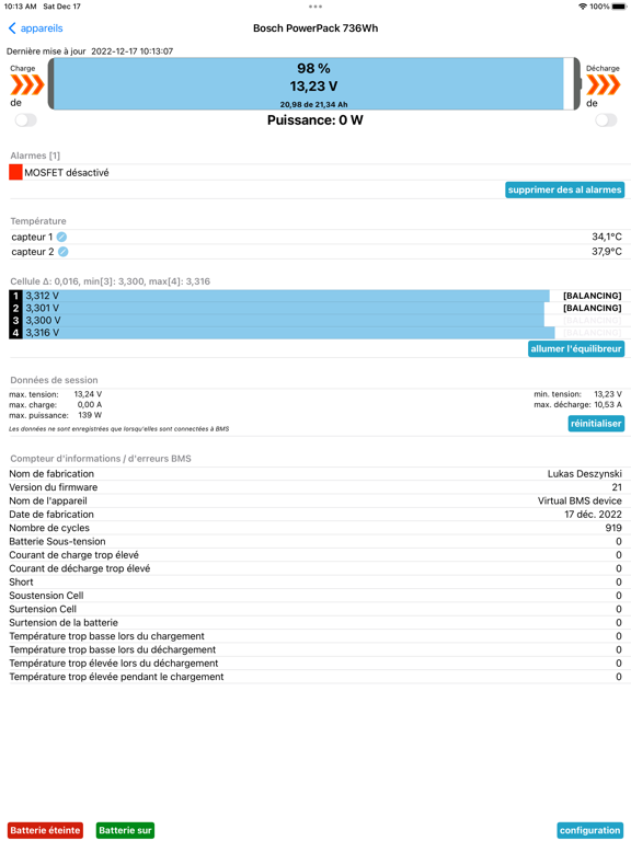 Screenshot #5 pour Xiaoxiang BMS