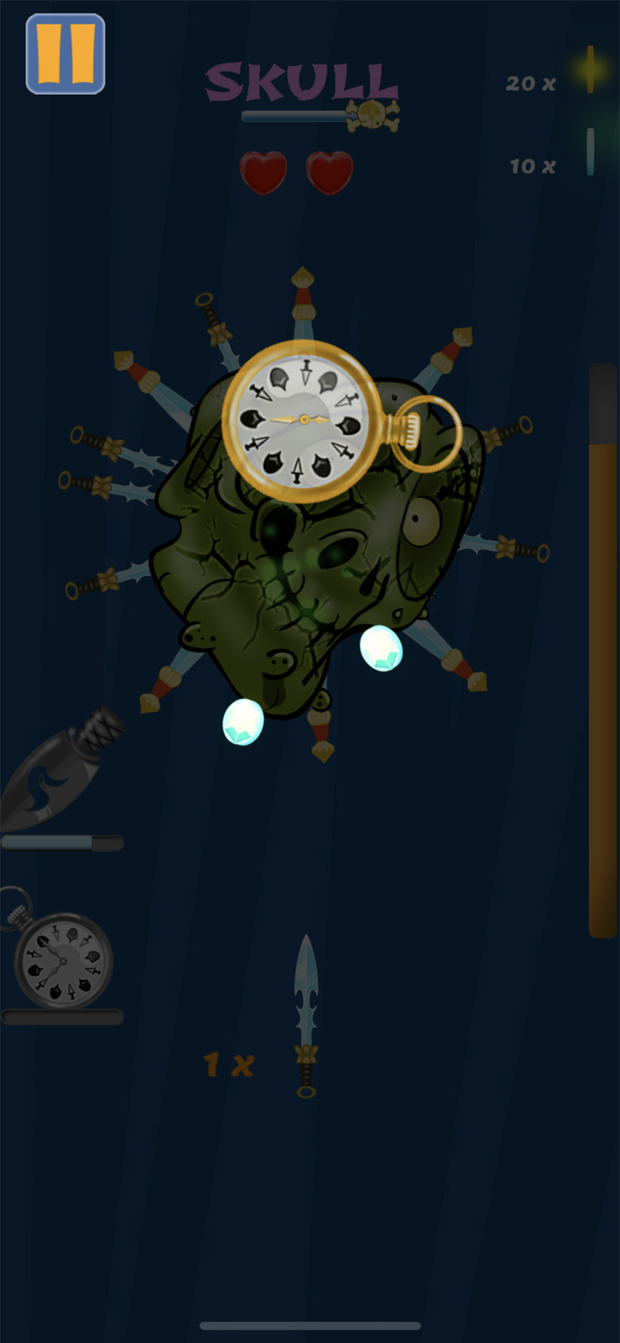 Knife Master dash at Monsters