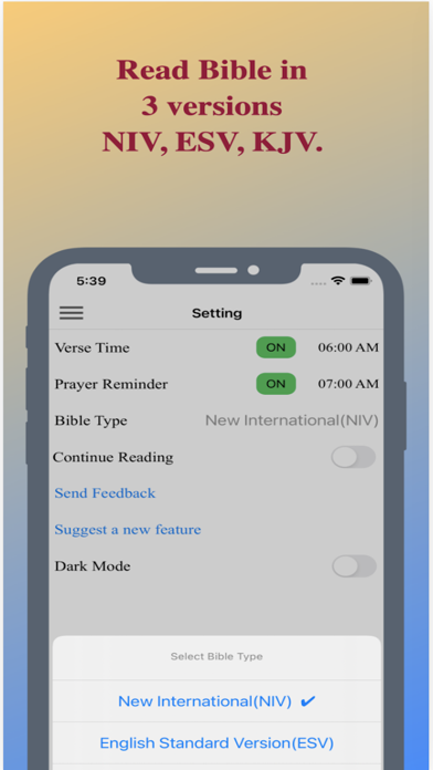Holy Bible + Daily Verse Screenshot