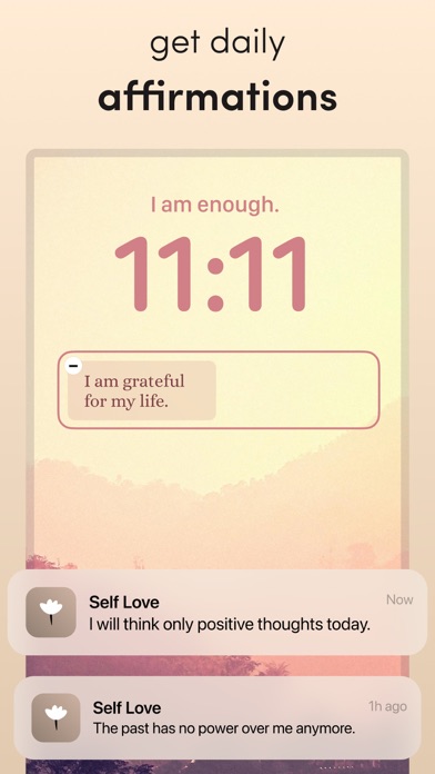 Self Love - Daily Affirmations Screenshot