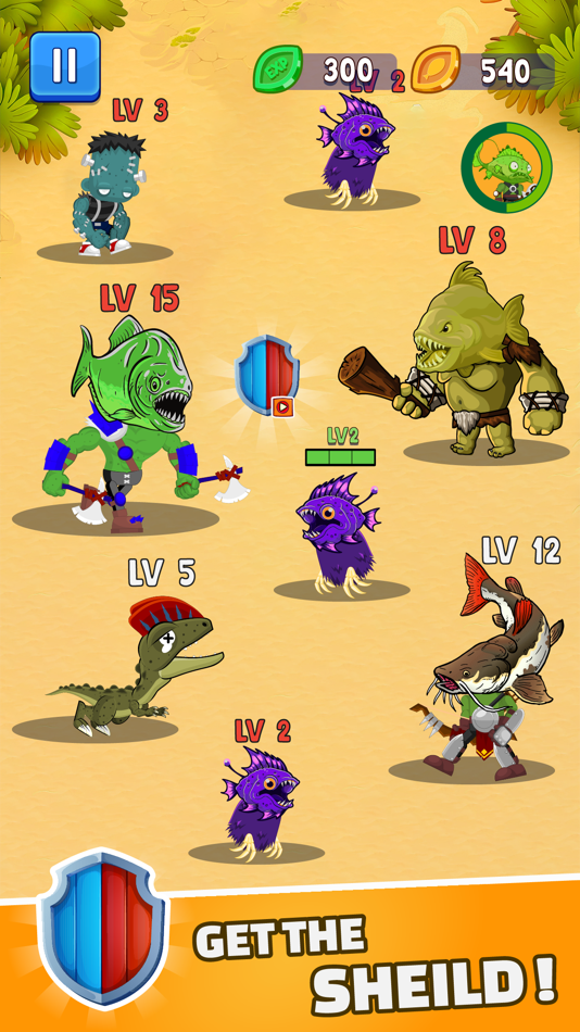 #4. Zen Koi Sea Monsters Clash IO (iOS) Bởi: Muhammad Haroon Mehmood