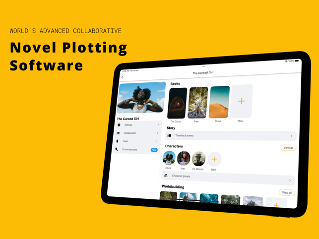 ‎Fortelling - Writer Tools Screenshot