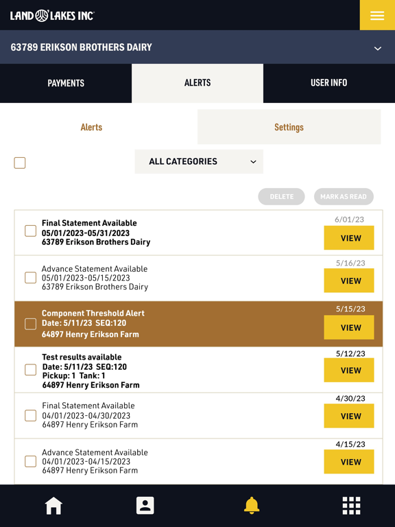 Land O'Lakes Dairy Hub iPad screenshot 4 - Business app