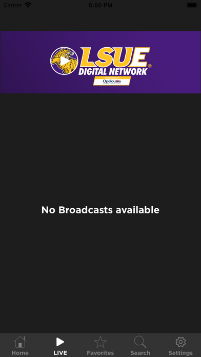 LSUE Digital Network Screenshot