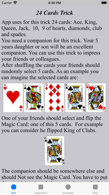 24 Cards Trick