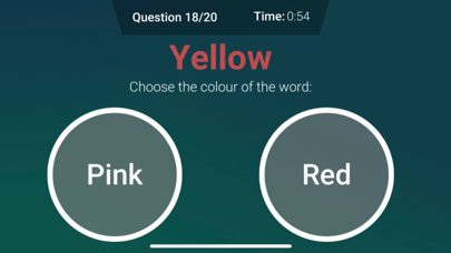 StroopTest Screenshot