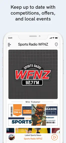 Game screenshot Sports Radio WFNZ hack