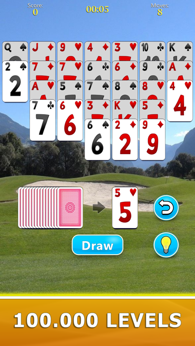 Golf Solitaire - Card Game Screenshot