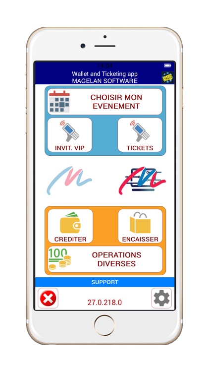 Magelan Ticket and Wallet
