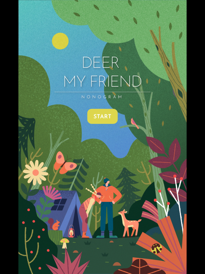 Deer My Friend - Nonogram