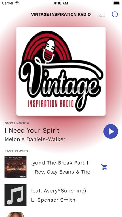 VINTAGE INSPIRATION RADIO Screenshot