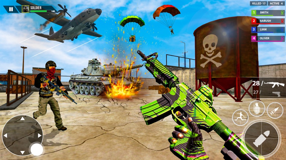 #3. Army Battle Ground: Gun Combat (iOS) 来自: Shams Alam