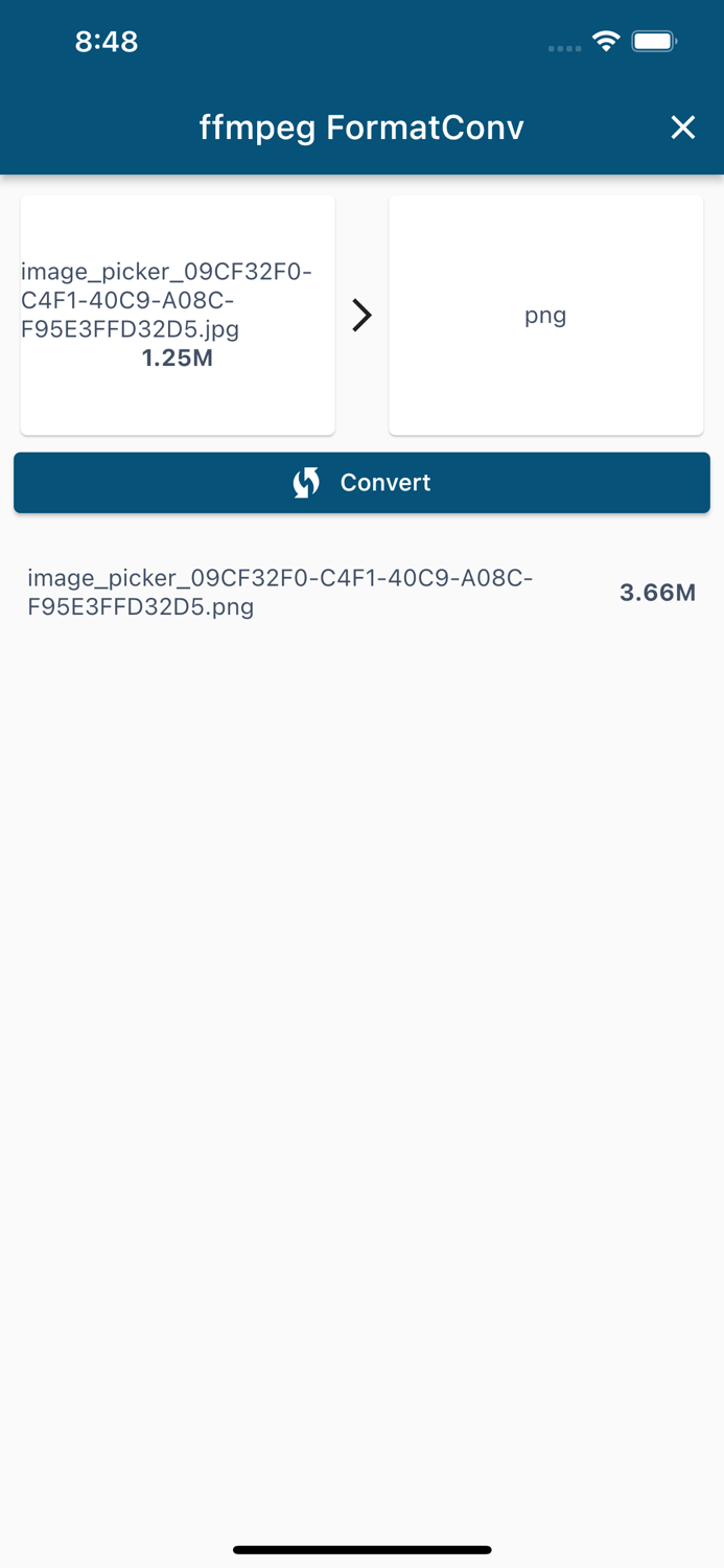 ffmpeg Format Converter