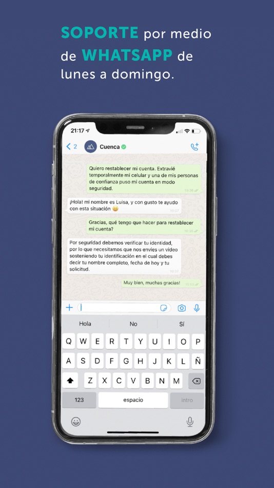 #8. Cuenca: Alternativa a un banco (iOS) By: Cuenca
