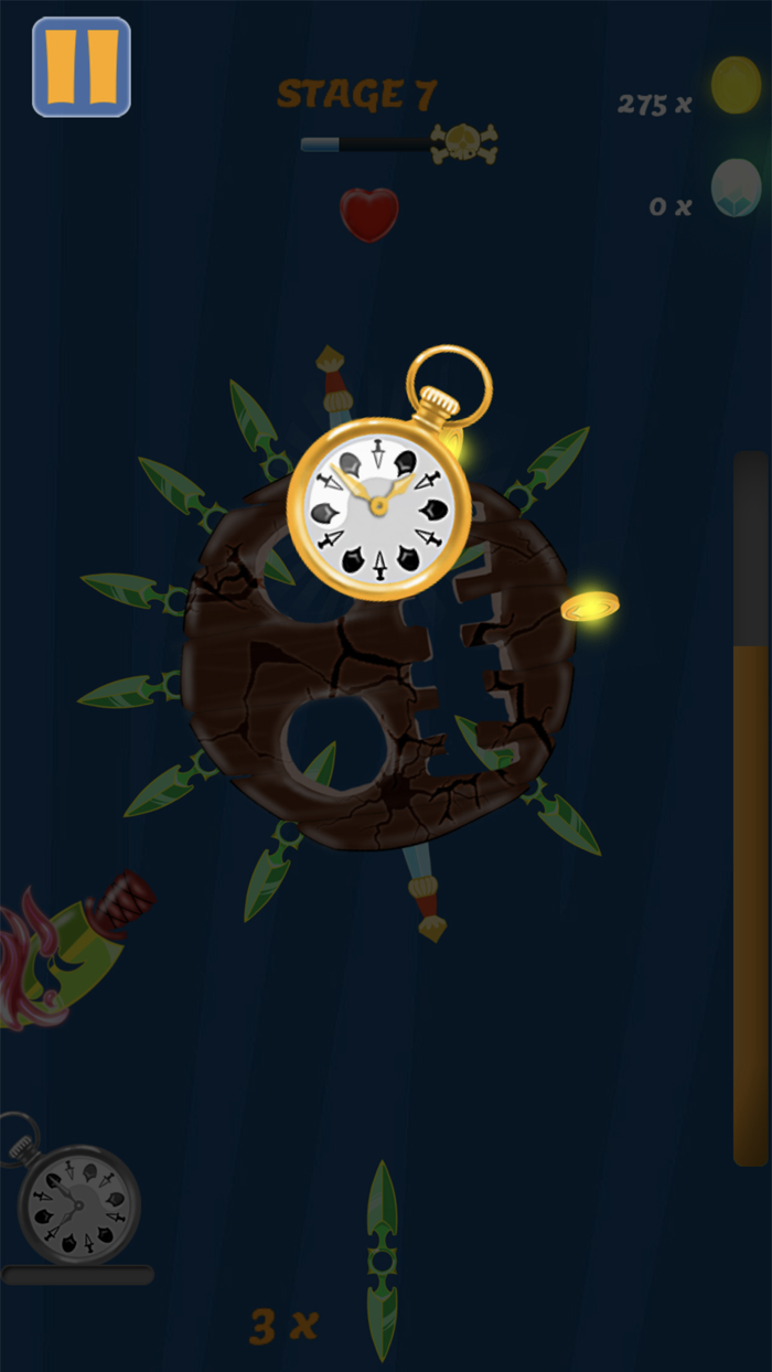 Knife Master dash at Monsters