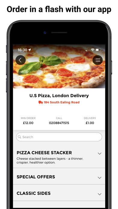 U.S Pizza, London Screenshot