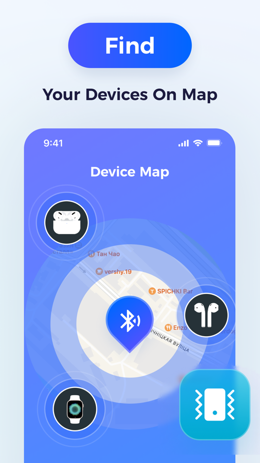 #1. Earbuds Finder: Find Lost BLE (iOS) 由: 美肖 曹