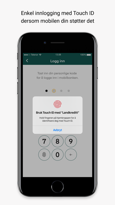 Landkreditt Bank Mobilbank Screenshot