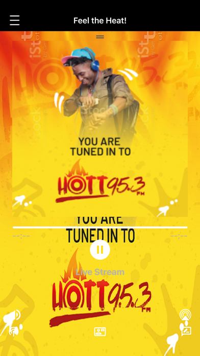 HOTT 95.3 FM: Live Radio Screenshot