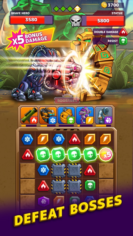 #4. Battle Lines: Puzzle Fighter (iOS) Bởi: Azur Interactive Games Limited