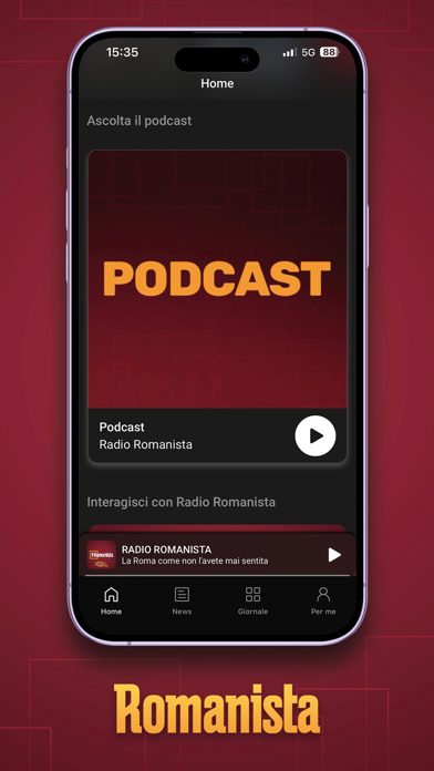 App Romanista Screenshot
