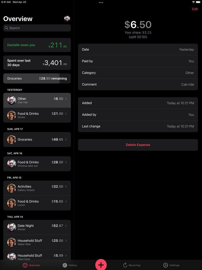 Our Expenses Household Budget