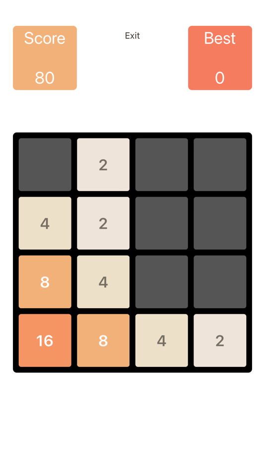 #1. 2048・Number Puzzle Game (iOS) 由: Golden Mind Services LTD