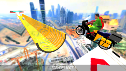 Superhero Bike Stunt Racing 3D Screenshot
