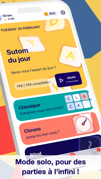 Sutom - Daily Word puzzles Screenshot