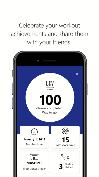 LIV Fitness New Screenshot