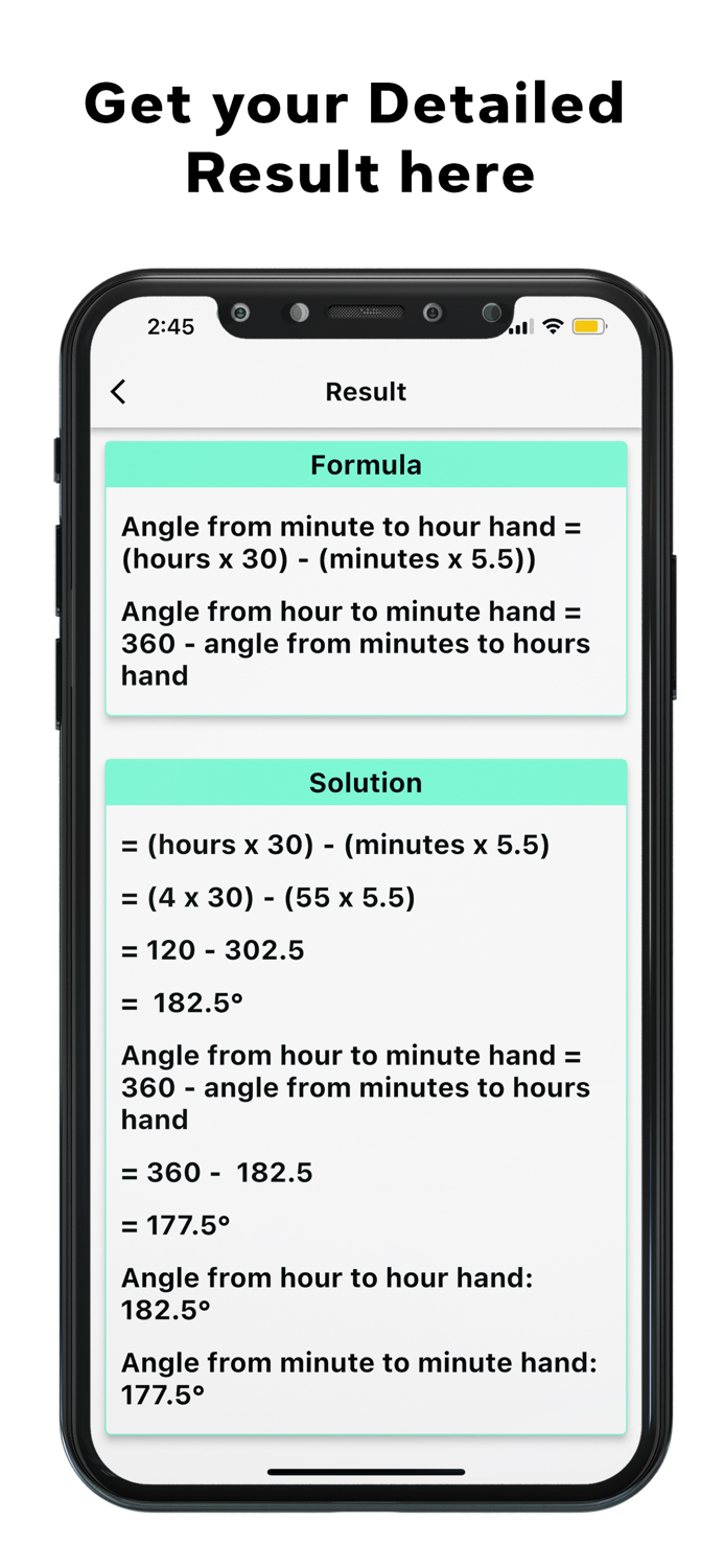Clock Angle Calculator