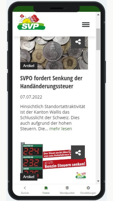 SVP Oberwallis Screenshot