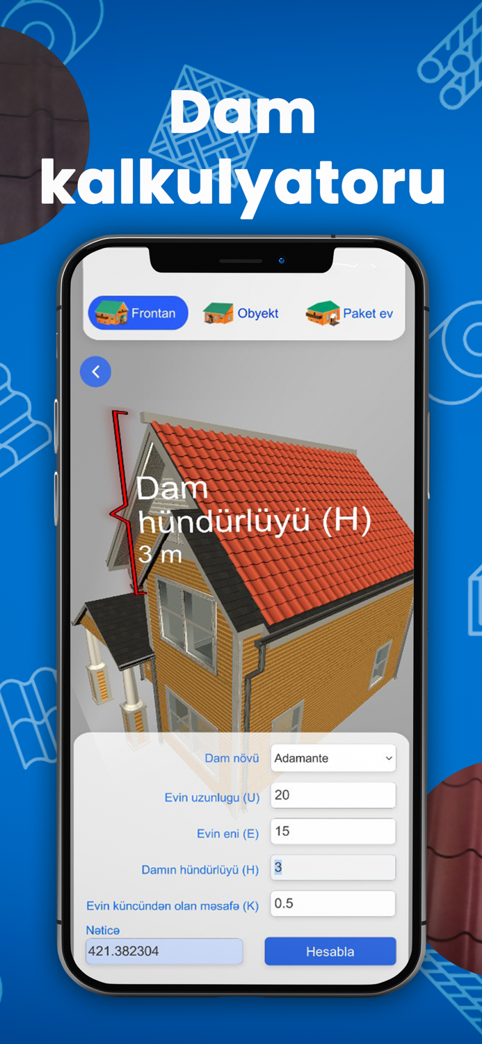 Unimetal Dam kalkulyatoru