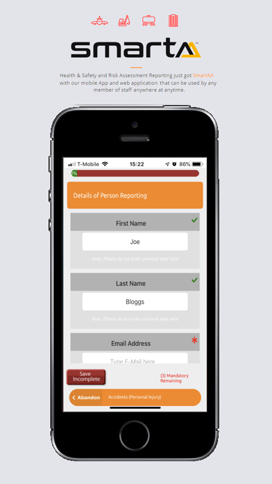 Smartaa Reporting Screenshot