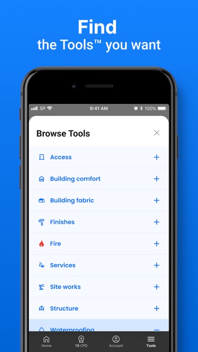 Building Tools Screenshot